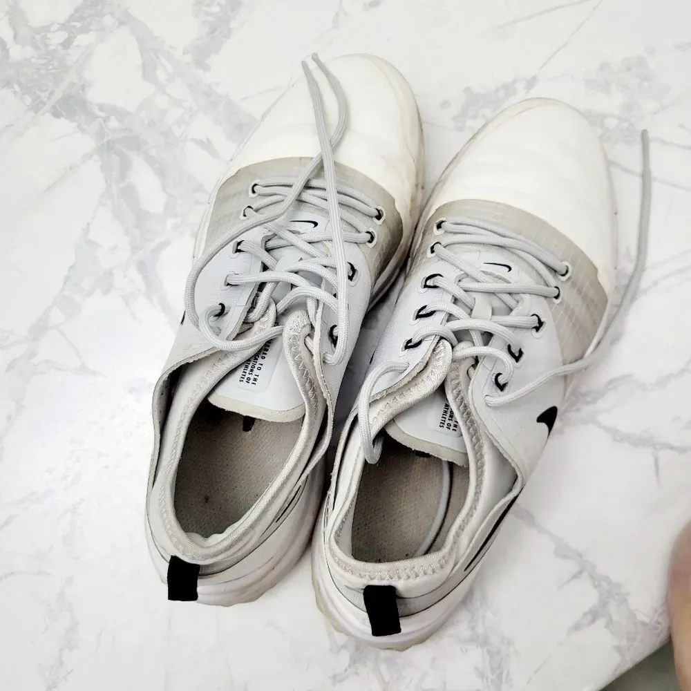 Nike White & Grey Sneakers Running Shoes Size: 5.5US - Picture 9 of 10